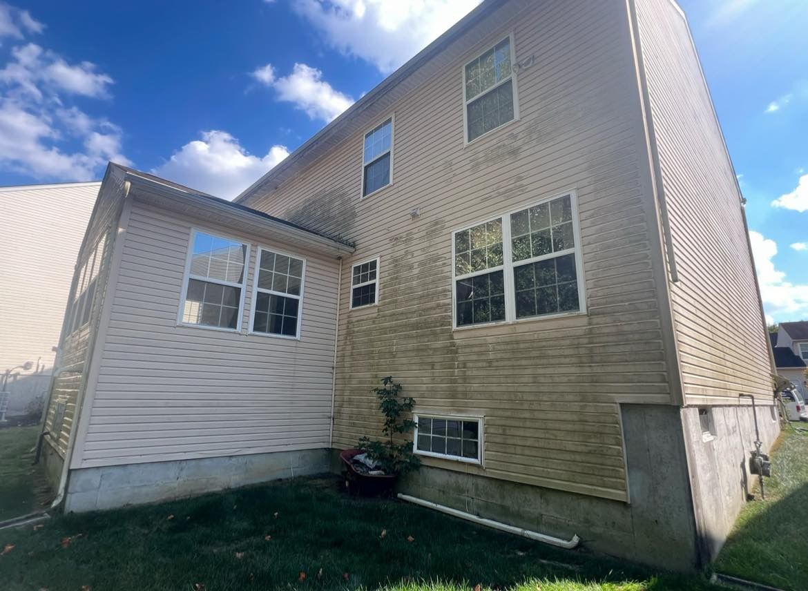 Capri Wash power washing a property in South Jersey