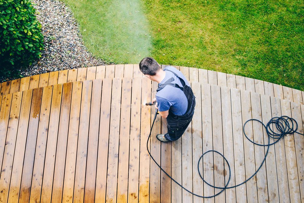 Deck Power Washing in South Jersey by Capri Wash